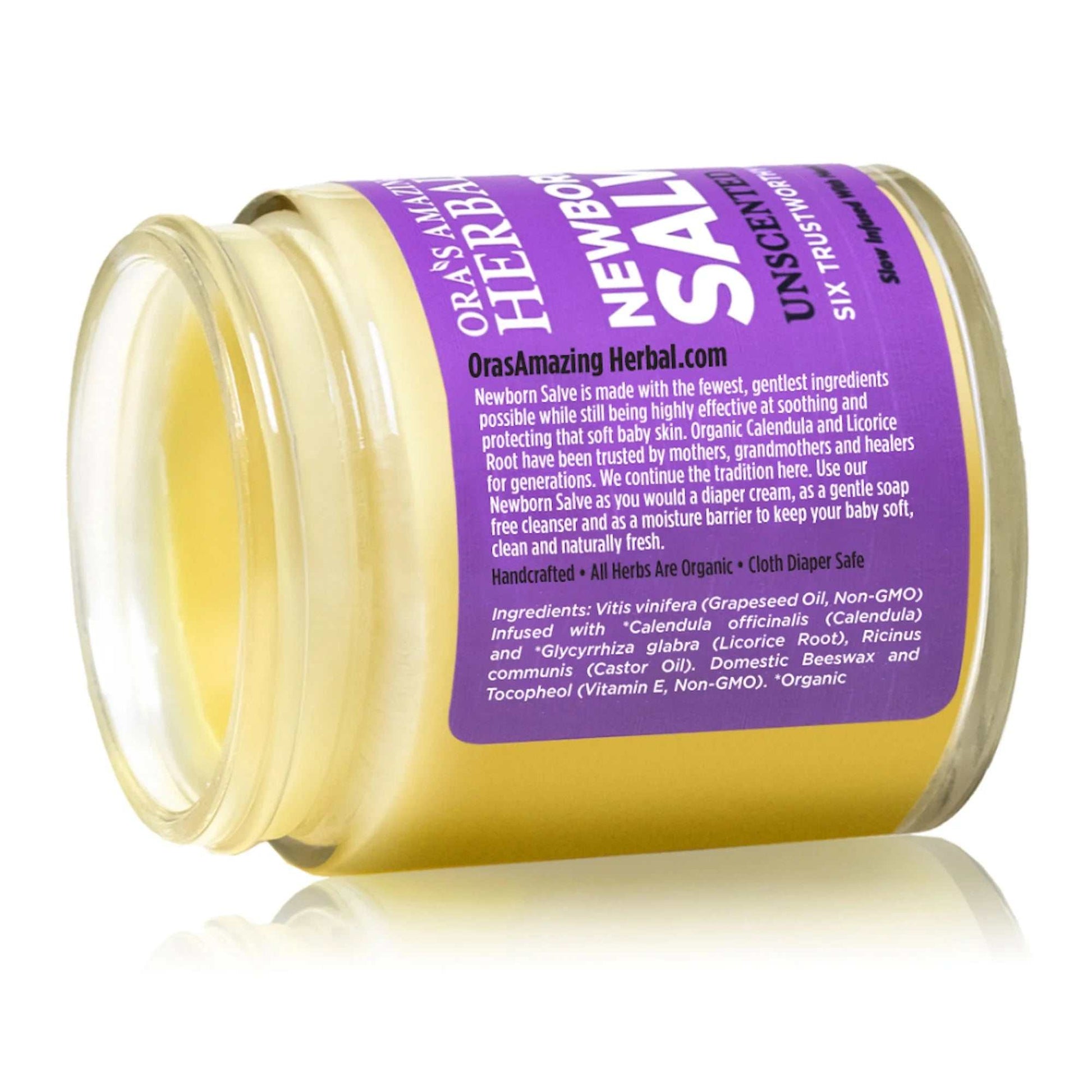 , Newborn Salve, Natural Diaper Ointment, Baby Eczema Balm with Organic Calendula