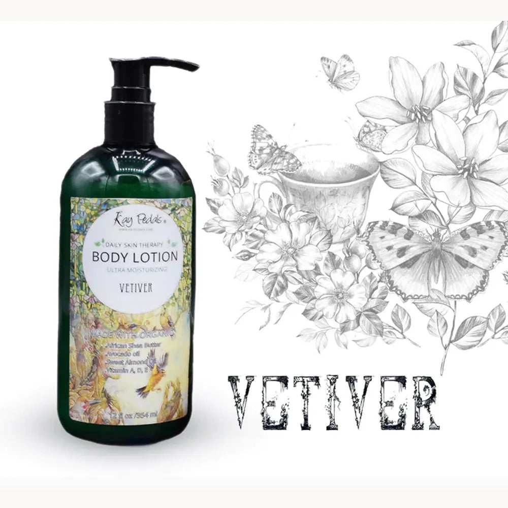Vetiver Body Lotion | Organic Body Cream | Shea Butter Lotion | Fragrance Lotion-0