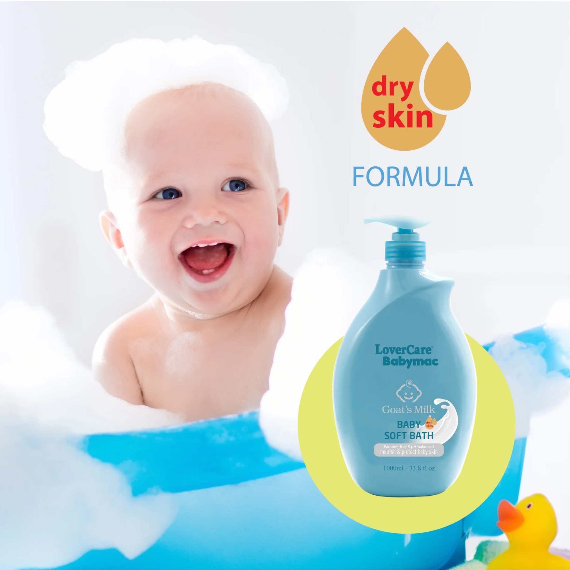 Goat'S Milk Baby Soft Bath-33.8 Fl Oz (1000Ml)