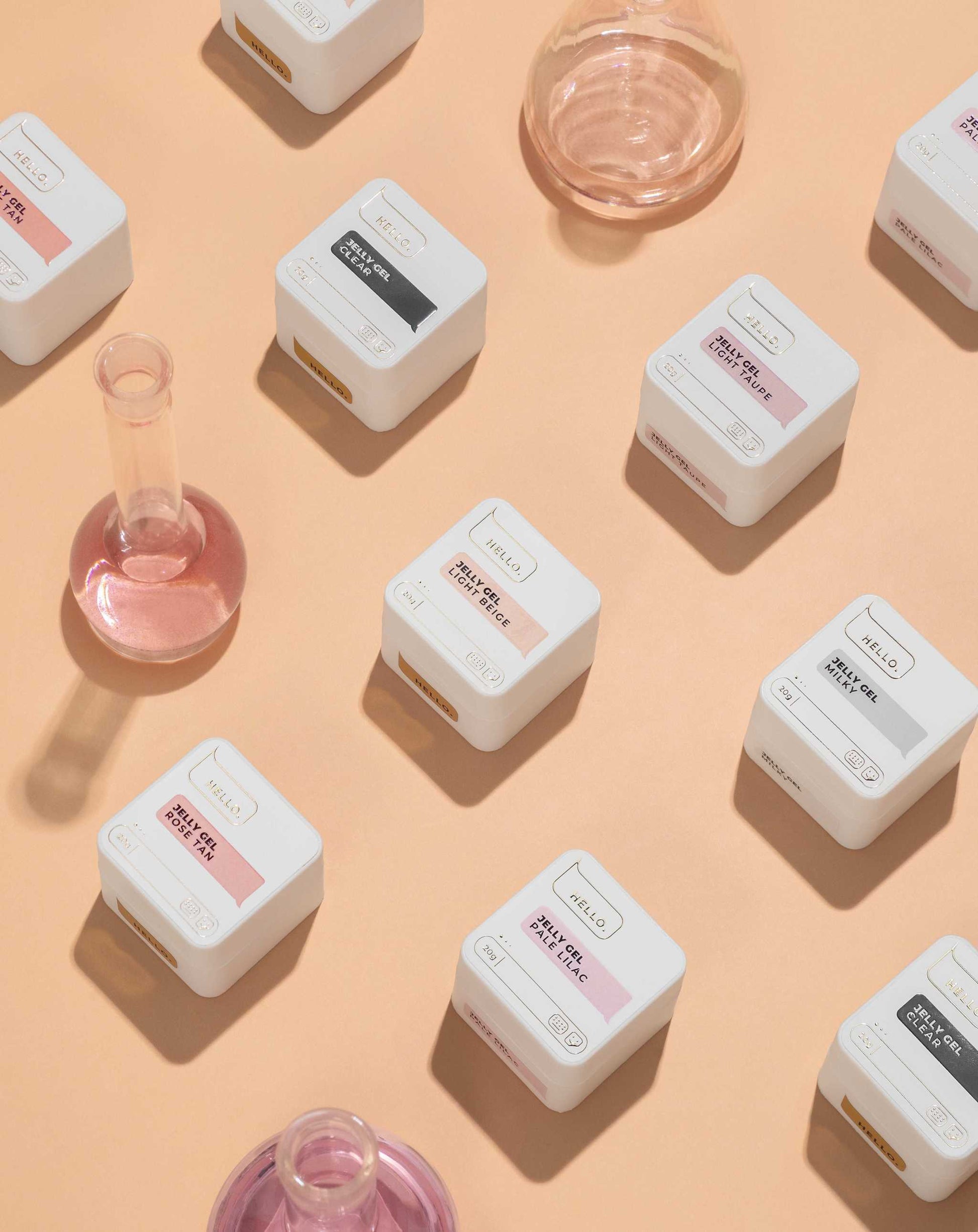 JELLY GEL, LIGHT TAUPE, 20g -HELLO-2