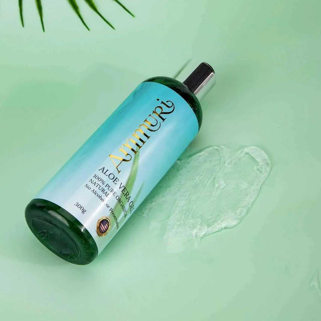 Ammuri Organic Aloe Vera Gel 5 Pack | Natural Hydrating & Soothing Gel for Face, Body & Hair | Pure, Additive-Free Skincare for All Skin Types-2